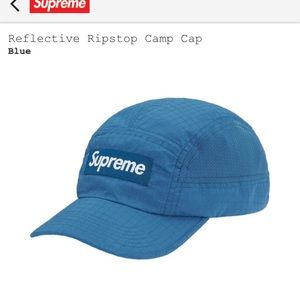 Supreme reflective ripstop camp hat